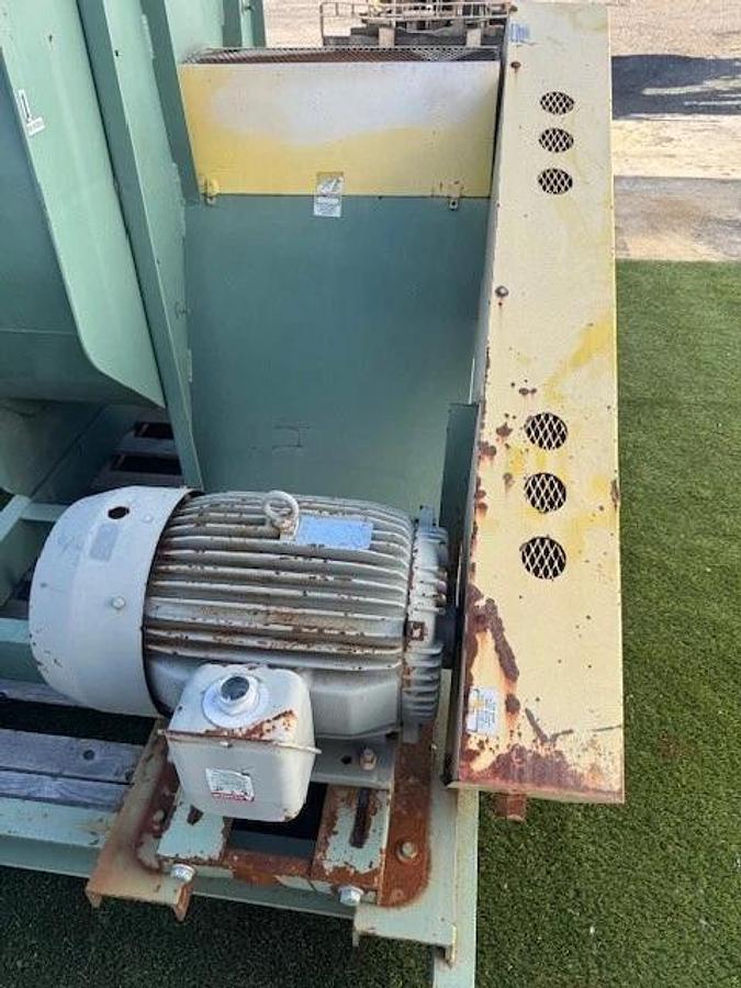 Used American Fan Co IE-21-MH, CW Top Horizontal Blower, 40Hp Motor, 1760RPM 575V