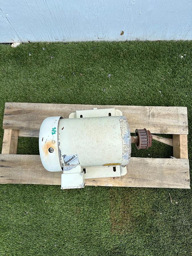 Used Baldor M3614T 2Hp Motor @ 1160RPM, 208-230/460V, 3 Phase, 184T Frame, 60Hz