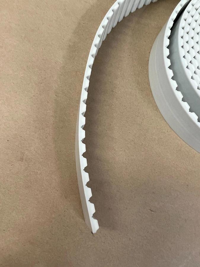 Used Timing Belt White width: 1-1/4” overall length: 13'