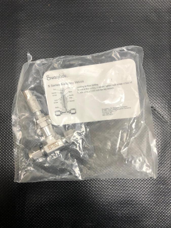 Used Swagelok SS-SS2, S Series Metering Valve, 1/8” Fitting *NEW*