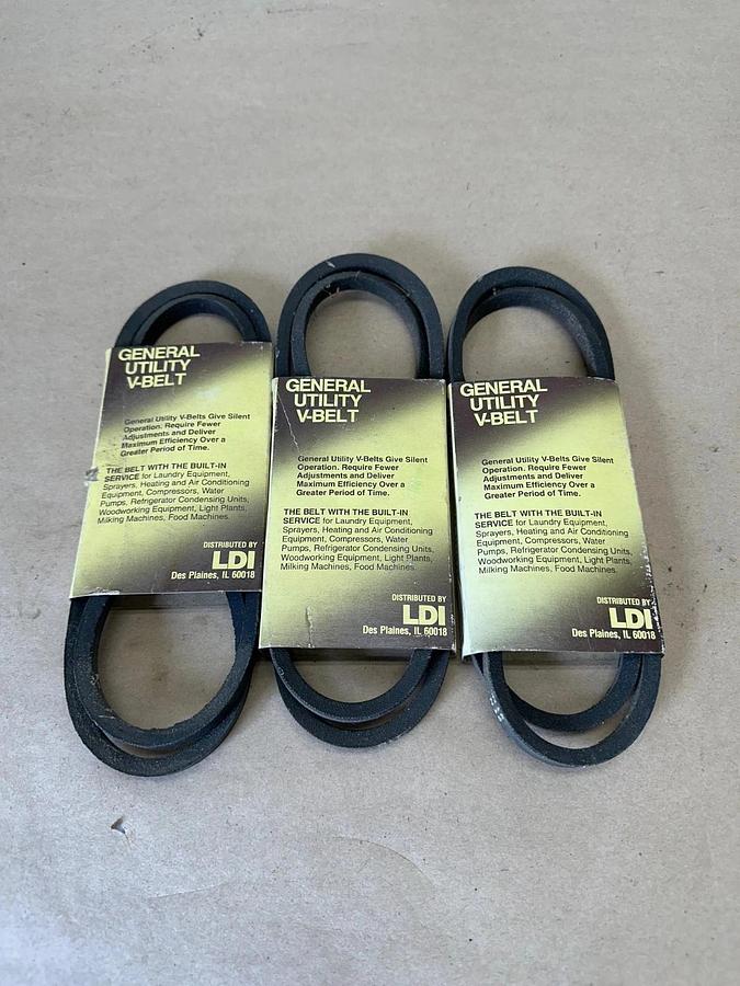 Used Quality Plus 3L400 General Utility V-Belt Lot of 3 *NEW*