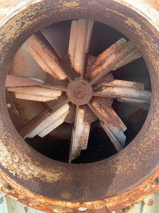 Used Lummus Corporation 125835 KGMD-35 Blower Fan w/ Balfor 15HP Motor