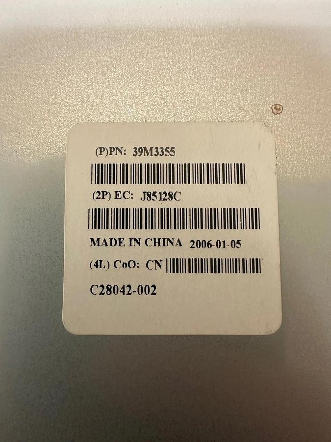 IBM 39M3355 BladeCenter I/O Filler *NEW*