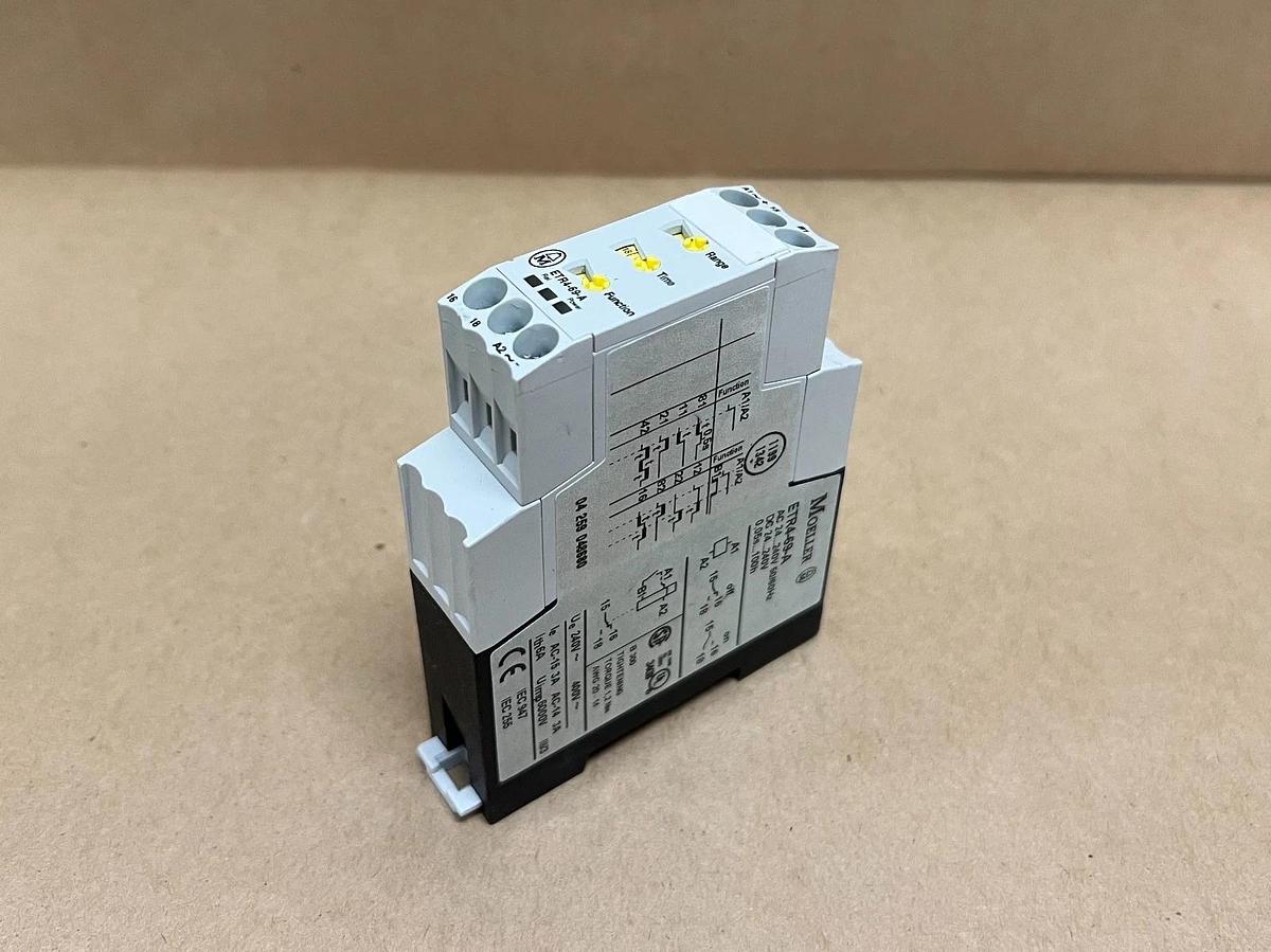 Used Moeller ETR4-69-A 24-240V Timing Relay