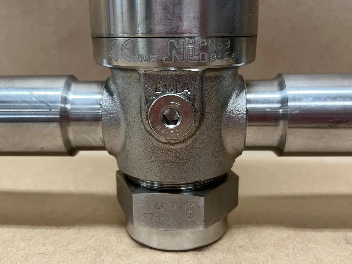 Used Niezgodka Armaturen F051304 Type 71.2, Pressure Reducing Valve