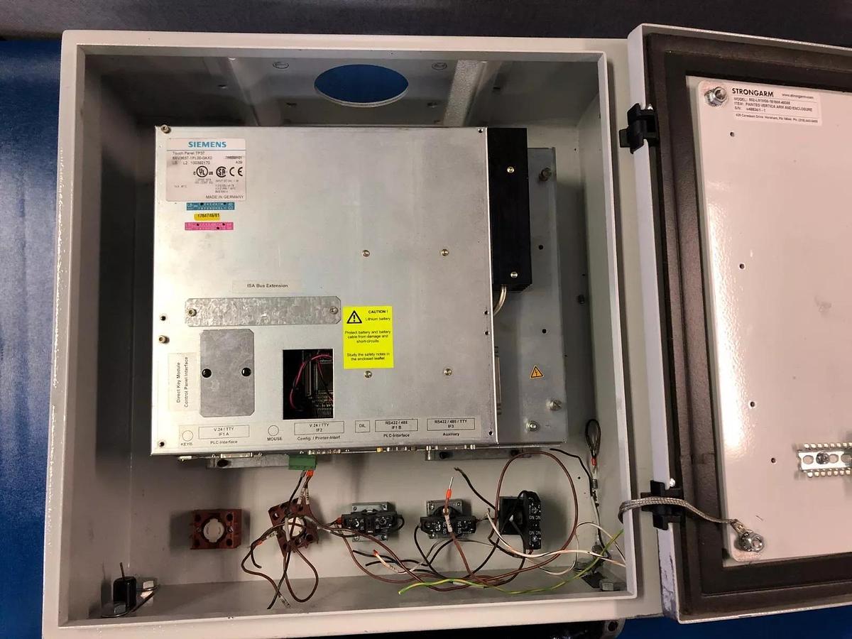 Used Siemens TP37 6AV3637-1PL00-0AX0 with Strongarm Enclosure