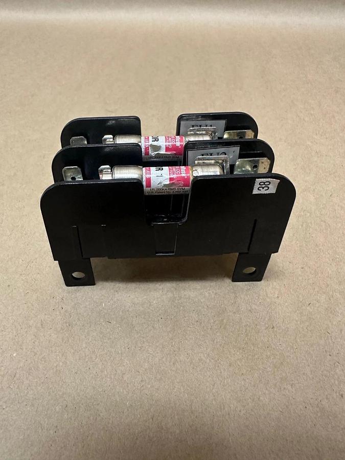 Used ACME Transformer E52283 Fuse Holder w/ Littelfuse KLDR 1 Fuses