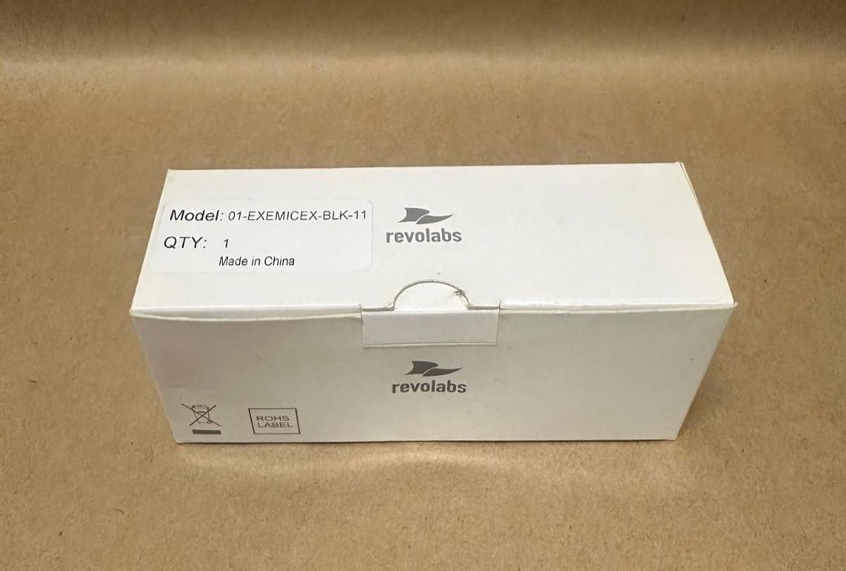 Used Revolabs 01-EXEMICEX-BLK-11 Solo Single Channel Wireless Microphone *NEW*