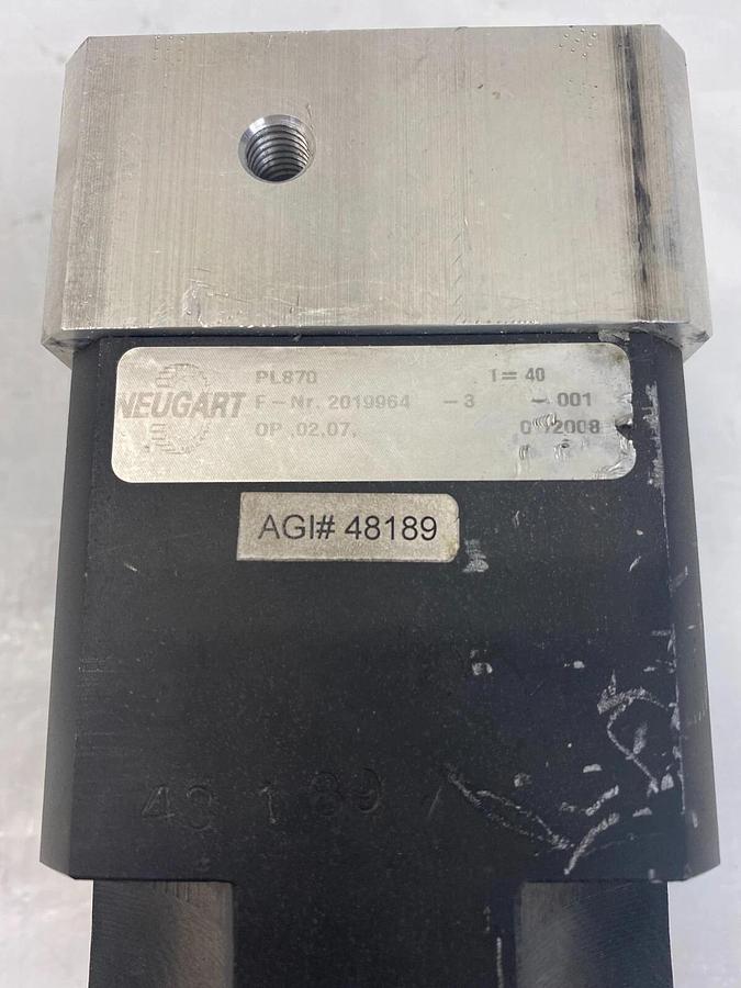 Used Neugart PL870 20:1 Ratio Planetary GearHead