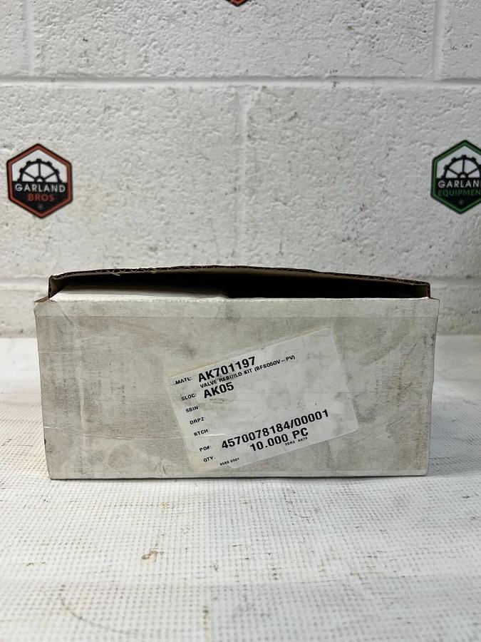 Used Plast-O-Matic SKBFS050V Includes 8, Seal Kit for BFS050V