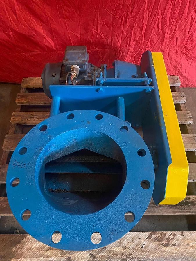 Used Carolina Conveying 10” Rotary Airlock Feeder w/ Siemens Motor 1.5HP, 1740 RPM