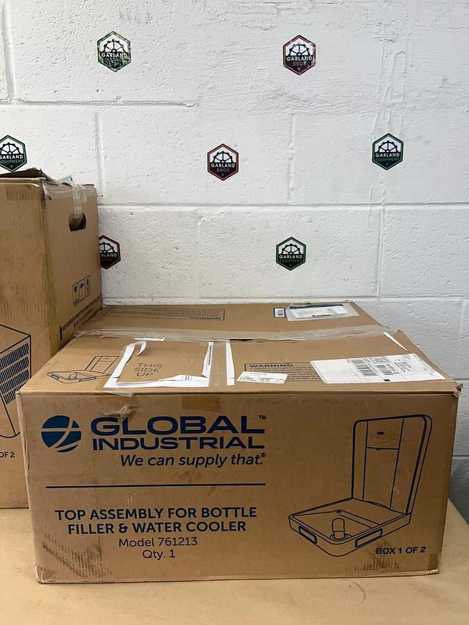 Used Global Industrial 761212 761213 Bottle Filler, Water Cooler, Cooling System