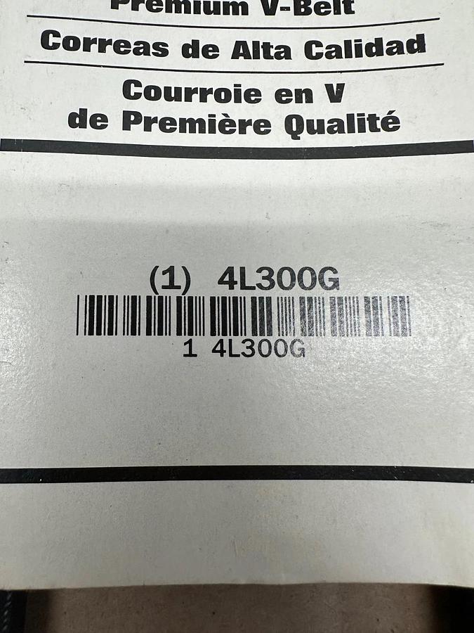 Used Dayton 4L300G V-Belt *NEW* Lot of 6