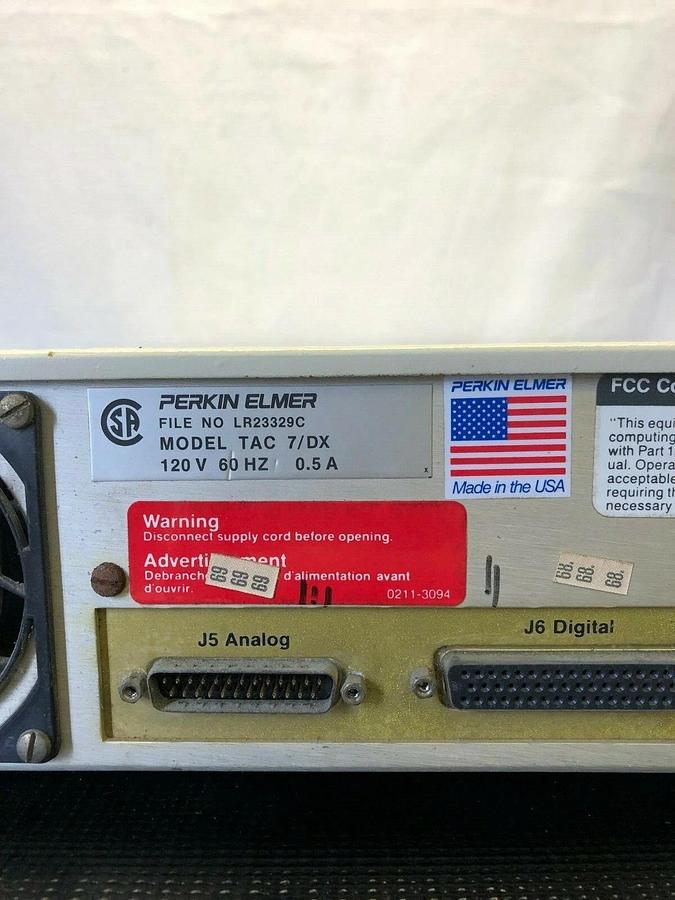 Used Perkin Elmer TAC 7/DX Thermal Analysis Controller