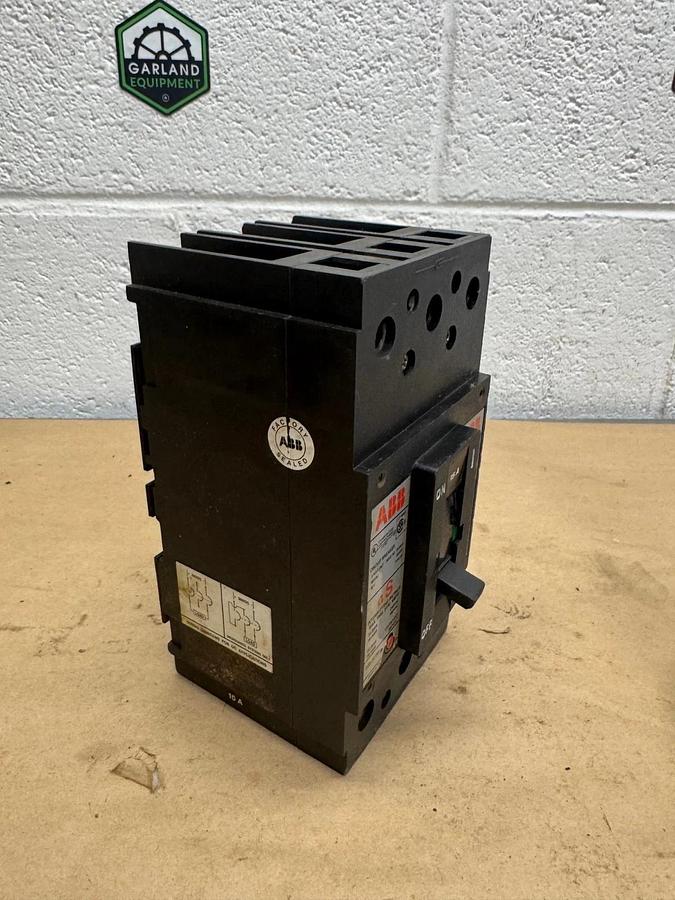 Used ABB LR 90467 15A 3 Pole Circuit Breaker