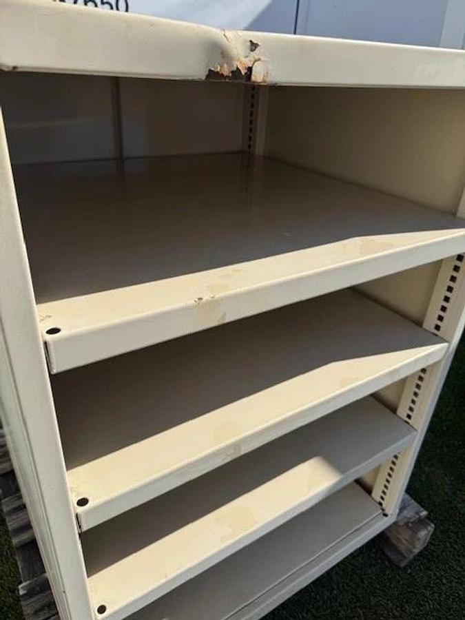 Used Industrial Tool Cabinet 3-Shelf W: 29-3/4” D: 27-3/4” H: 39-1/4"