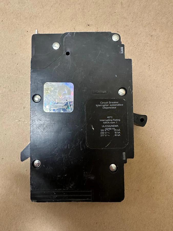 Used Square D EDB14020 20A 1 Pole Circuit Breaker