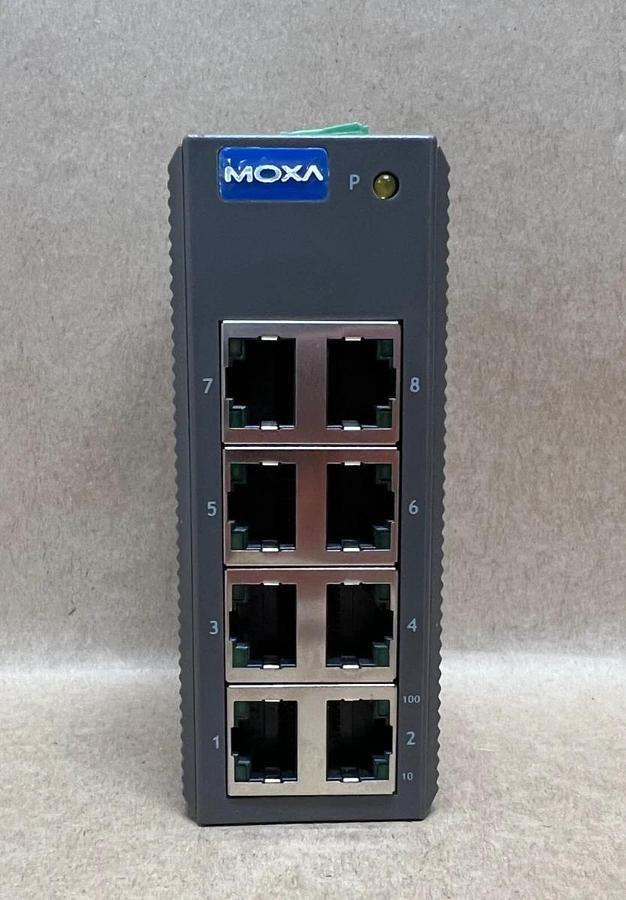 Used Moxa Technologies EDS-208 Unmanaged Ethernet Switch