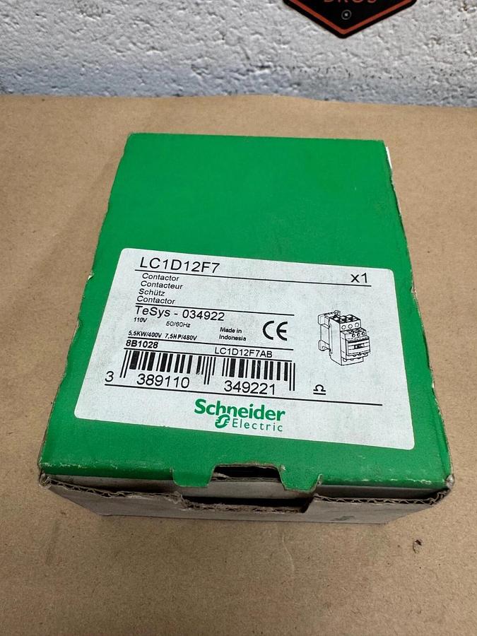 Used Schneider Electric LC1D12F7 Contactor