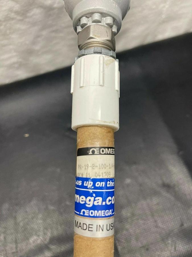 Used Omega PR-19-2-100-1/4-6-E Thermocouple Probe
