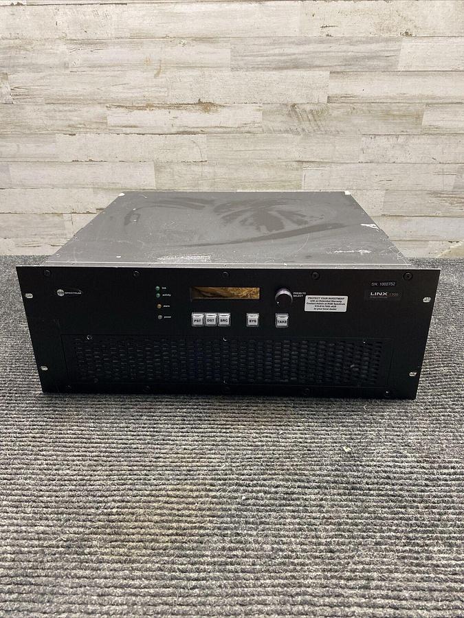 Used Evertz MicroSystems 7700FR-C Multiframe Chassis, 15 Card Slots, 300VA 50/60Hz