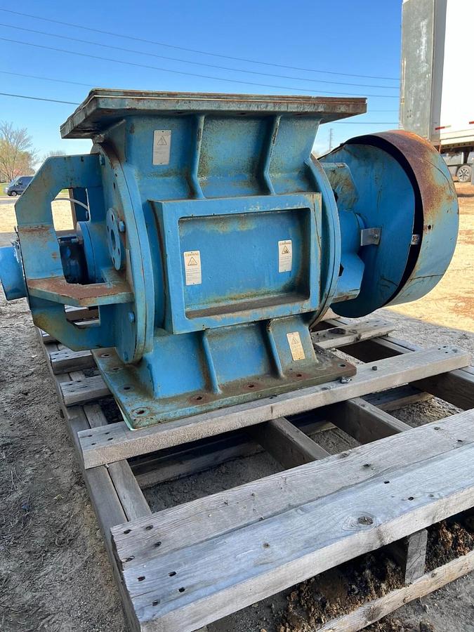 Used Dover MEI 14”x 16”x Rotary Airlock w/ 3HP Motor, Winsmith E 35 Gearbox