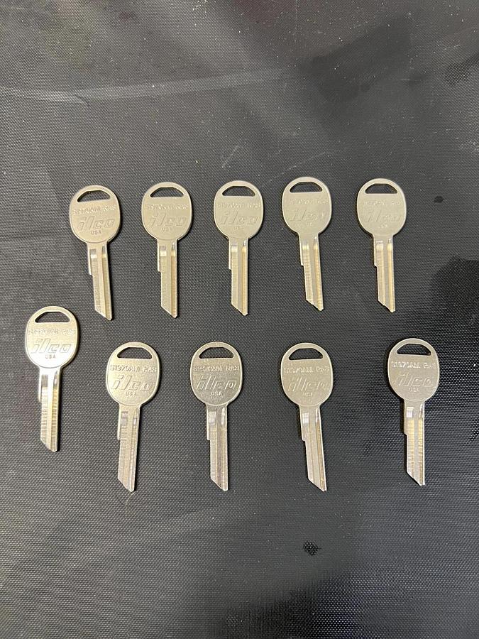 Used Ilco S1970AM RA3 AMC Key Blanks - Lot of 10