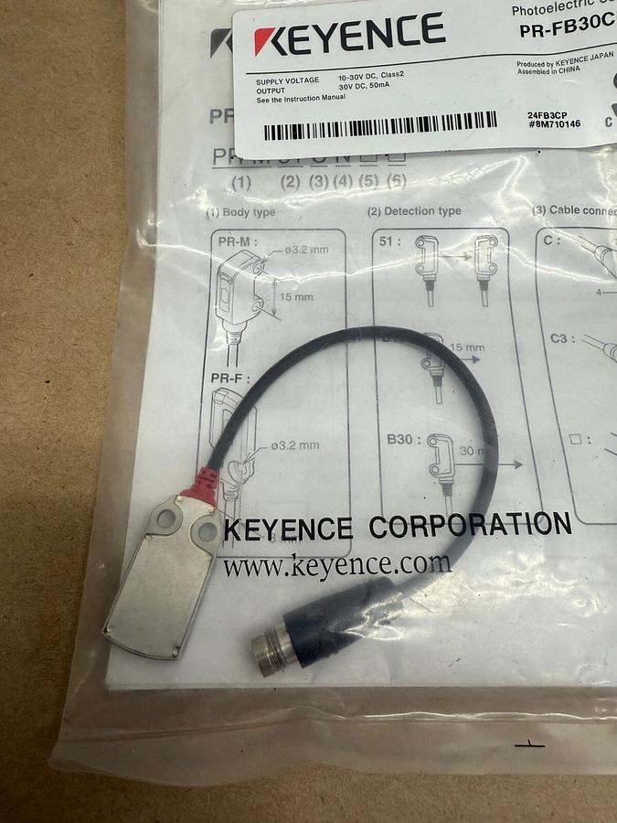 Keyence PR-FB30CP Photoelectric Sensor