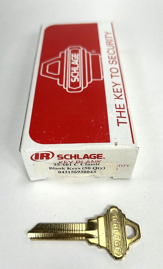 Schlage 35-009 EV C123 11 Key Blanks - Lot of 11