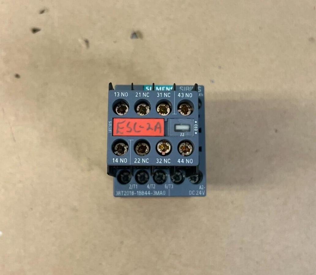 Used Siemens 3RT2018-1BB44-3MA0 Sirius Contactor
