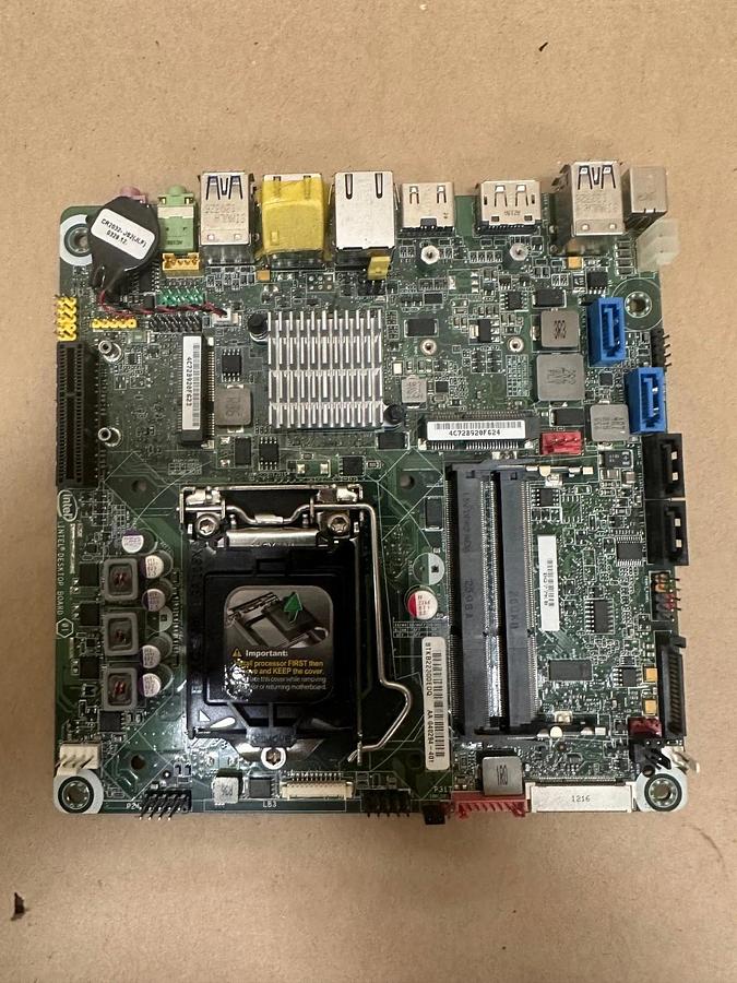 Used Intel DQ77KB Thin Mini-ITX Media Series, No Video