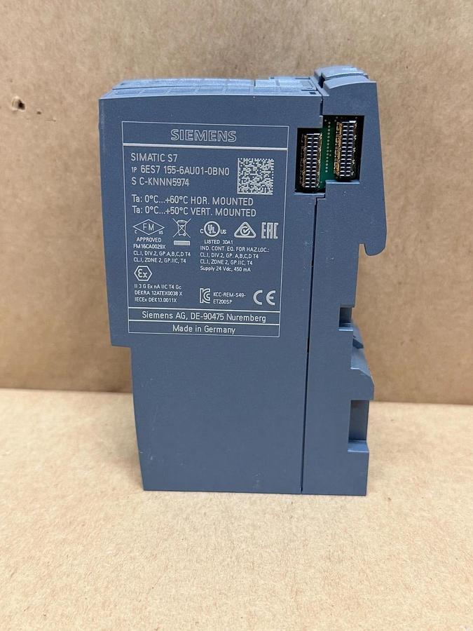 Used Siemens 6ES7 155-6AU01-0BN0 Simatic ET 200SP Interface Module