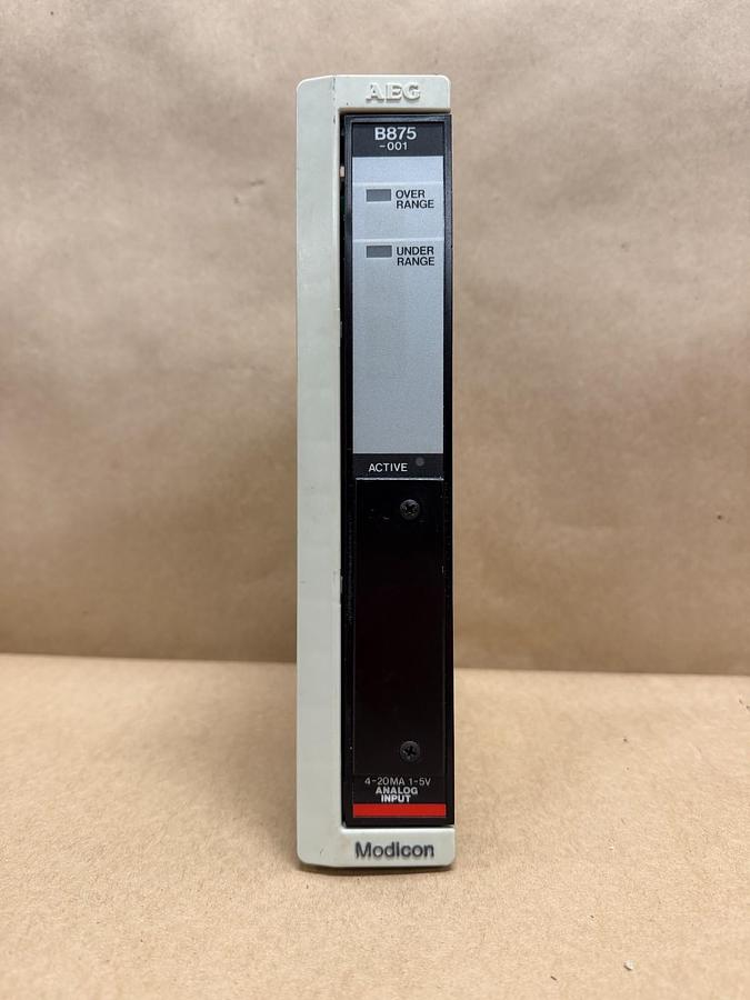 Used Modicon AS-B875-001 Analog Input Module