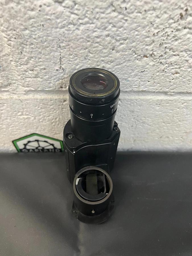 Used Olympus WH10X-H/22 Microscope Focusing Eyepiece w/ Housing
