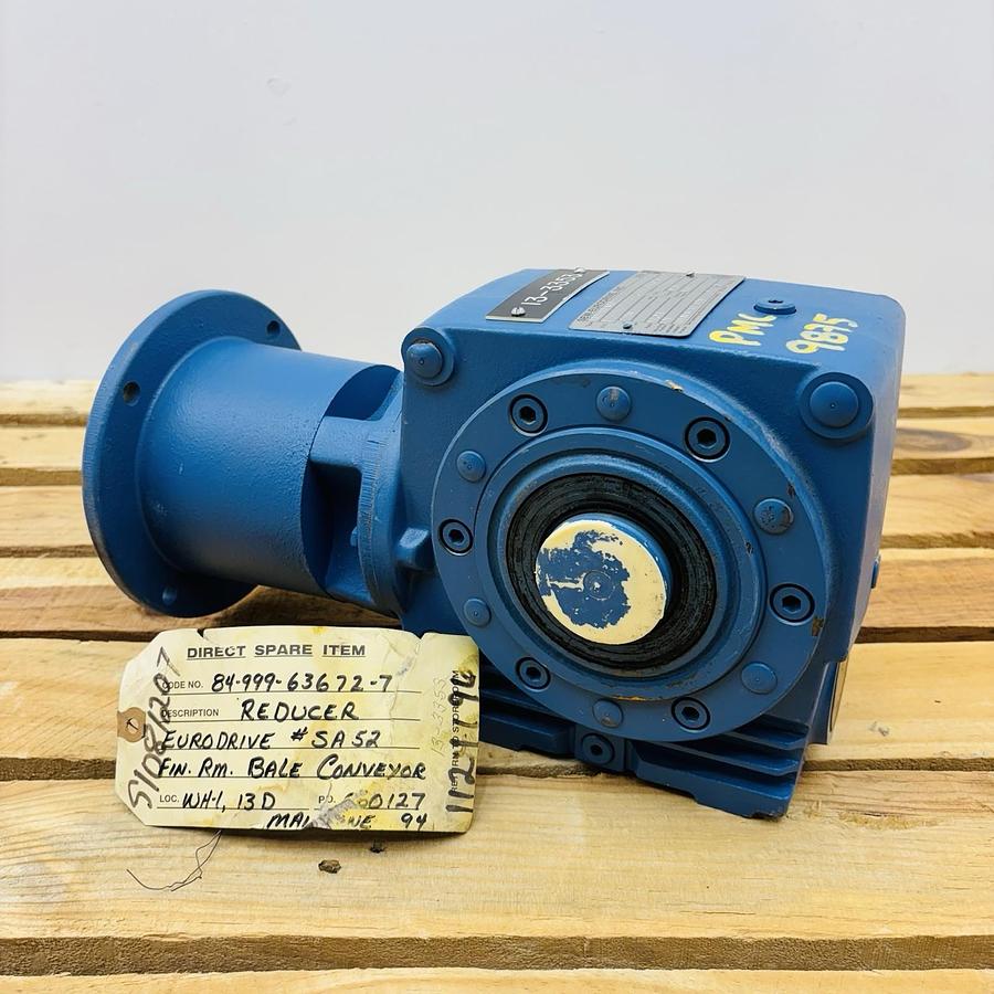Used IPTS HQD-C-56C Helical Speed Reducer Ratio 53.030:1