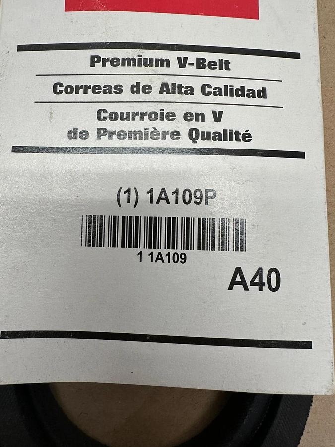 Used Dayton 1A109P V-Belt *NEW* Lot of 2