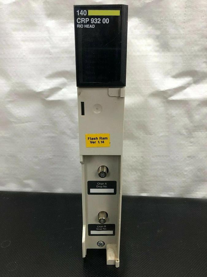 Used Schneider Automation 140 CRP 932 00, TSX Quantum Rio Head S908, 2 Head