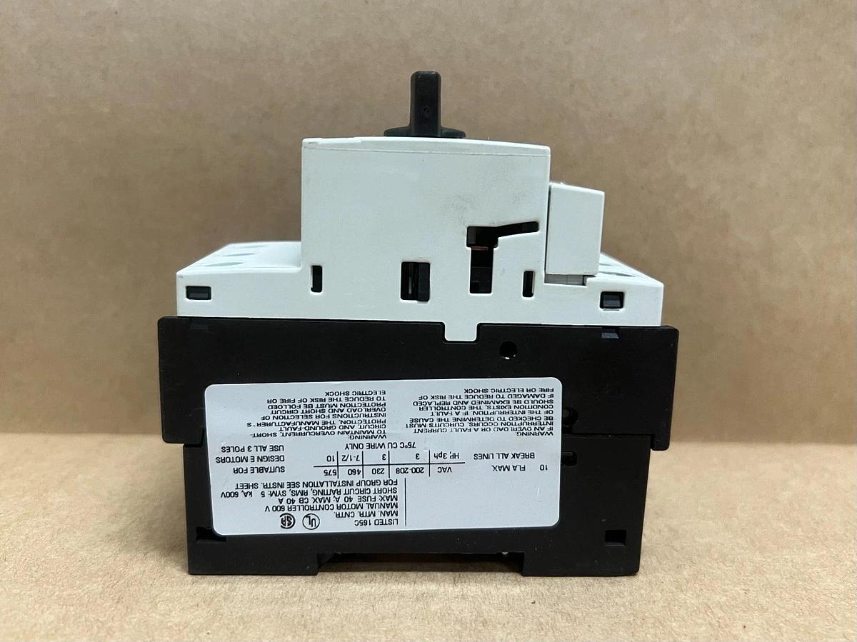 Used Siemens 3RV1321-1JC10 Sirius 3R 3P Motor Protection Circuit Breaker - Lot of 3