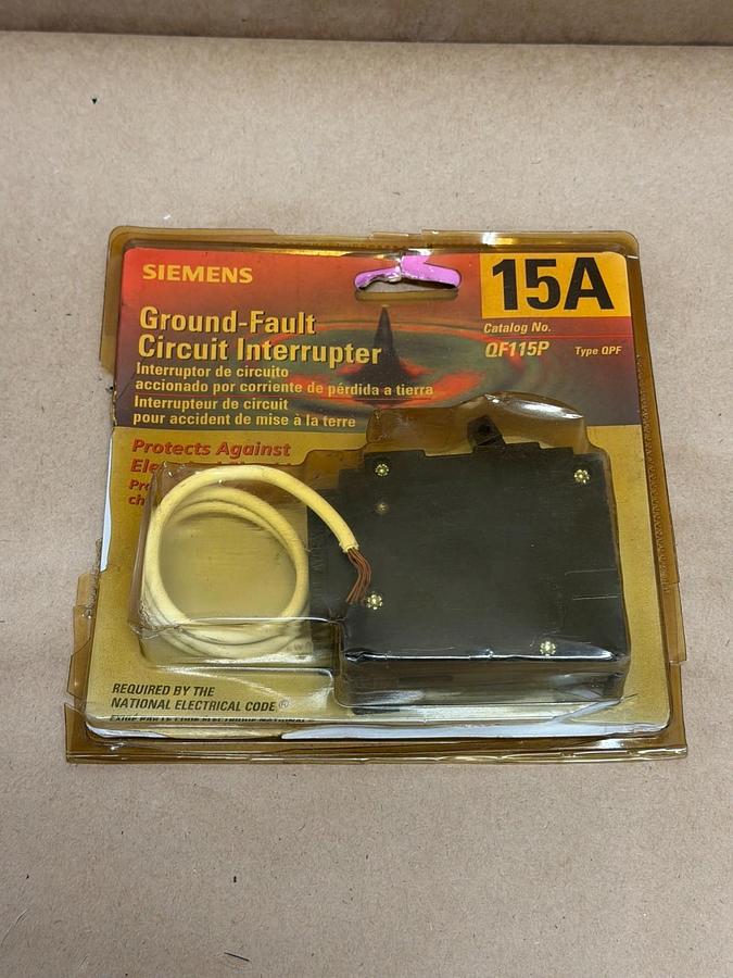 Siemens QF115P 15A, Ground-Fault Circuit Interrupter