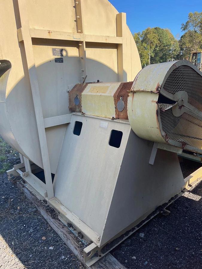 Used Twin City Fan & Blower Co 933 CCE Top Horizontal Blower, 100Hp, 1775RPM, 460V