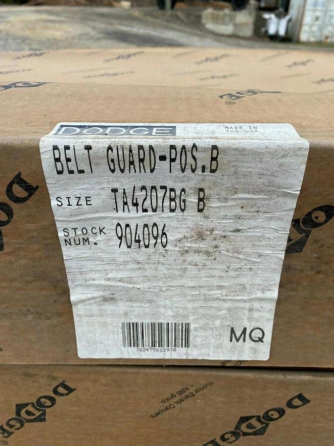 Used Baldor Dodge 904096 Belt Guard Assembly , Size TA4207BG-B