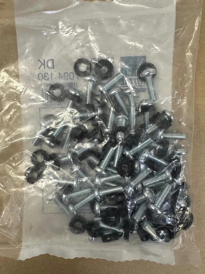 Used Rittal 7094-130 Multi-Tooth Screw M5x16 Pack of 50 - Lot of 6 *NEW*