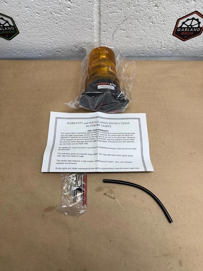 Used Meteorlite 5 Forklift Strobe Light (Amber) 12-80 VDC *NEW*