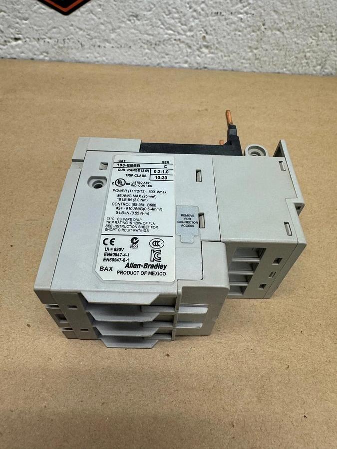 Used Allen Bradley 193-EEBB Overload Relay