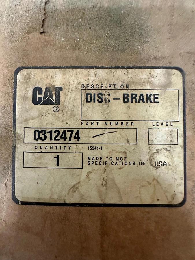 CAT 031-2474 Disk *NEW*