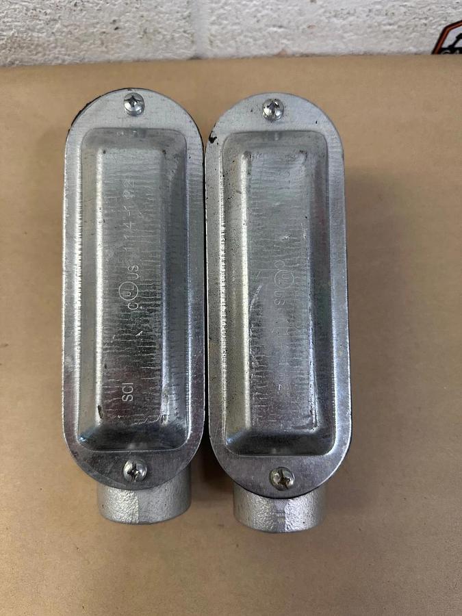 Used 1-1/4” LB Conduit UL - Lot of 2