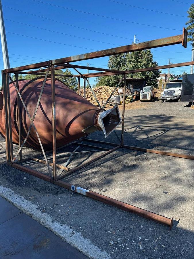 Used Sterling Systems 90” Diameter Cyclone w/ Frame