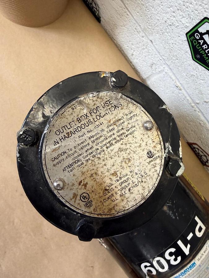 Used Marathon Electric KD56H17E5305B 1Hp@1725 RPM, Progressive Pump Class I Group C,D