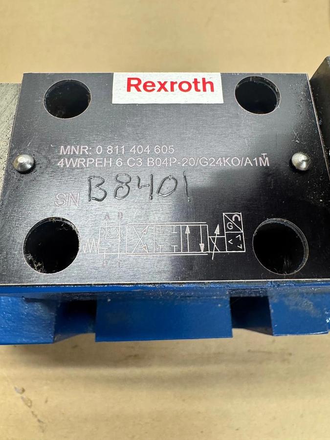 Used Rexroth 4WRLE10 V-85M-3X/G24ETKO/A1M, 0 811 404 662, Proportional Valve *NEW*