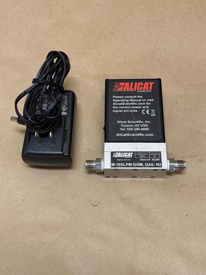 Used ALICAT SCIENTIFIC M-10SLPM-D/5M Flow Controller
